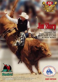 1996 High Gear Rodeo Crown Jewels #66 Jim Sharp Back
